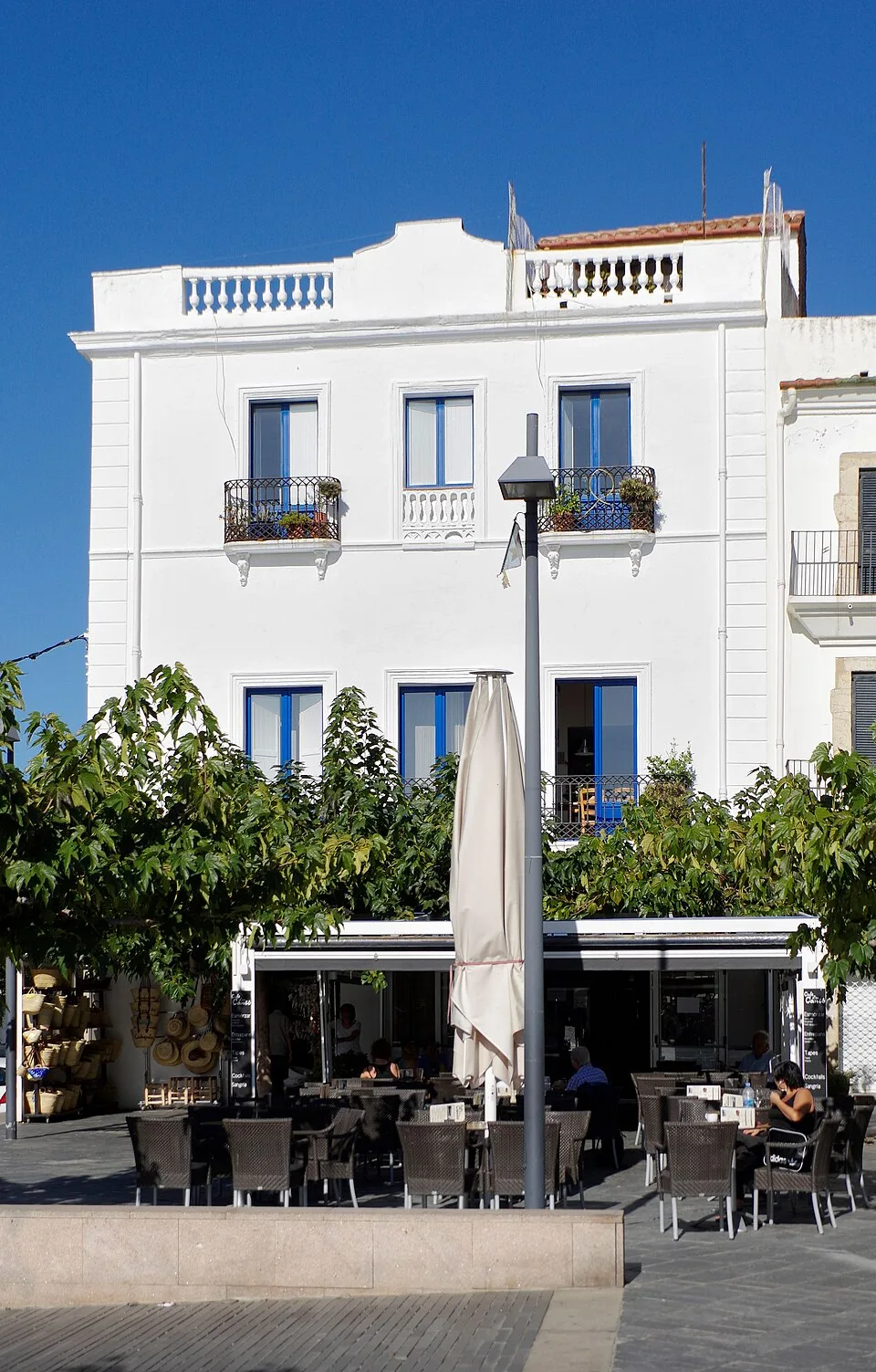 Cadaqués old town above the bay
