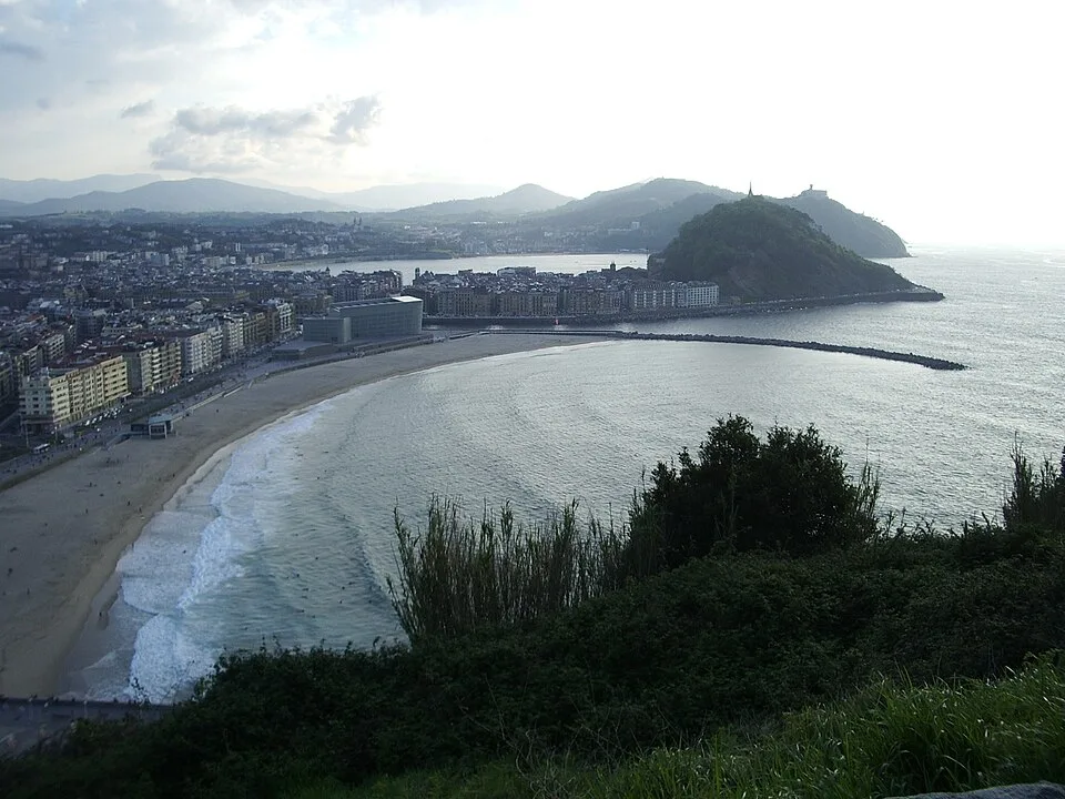 Playa de Zurriola and the Kursaal